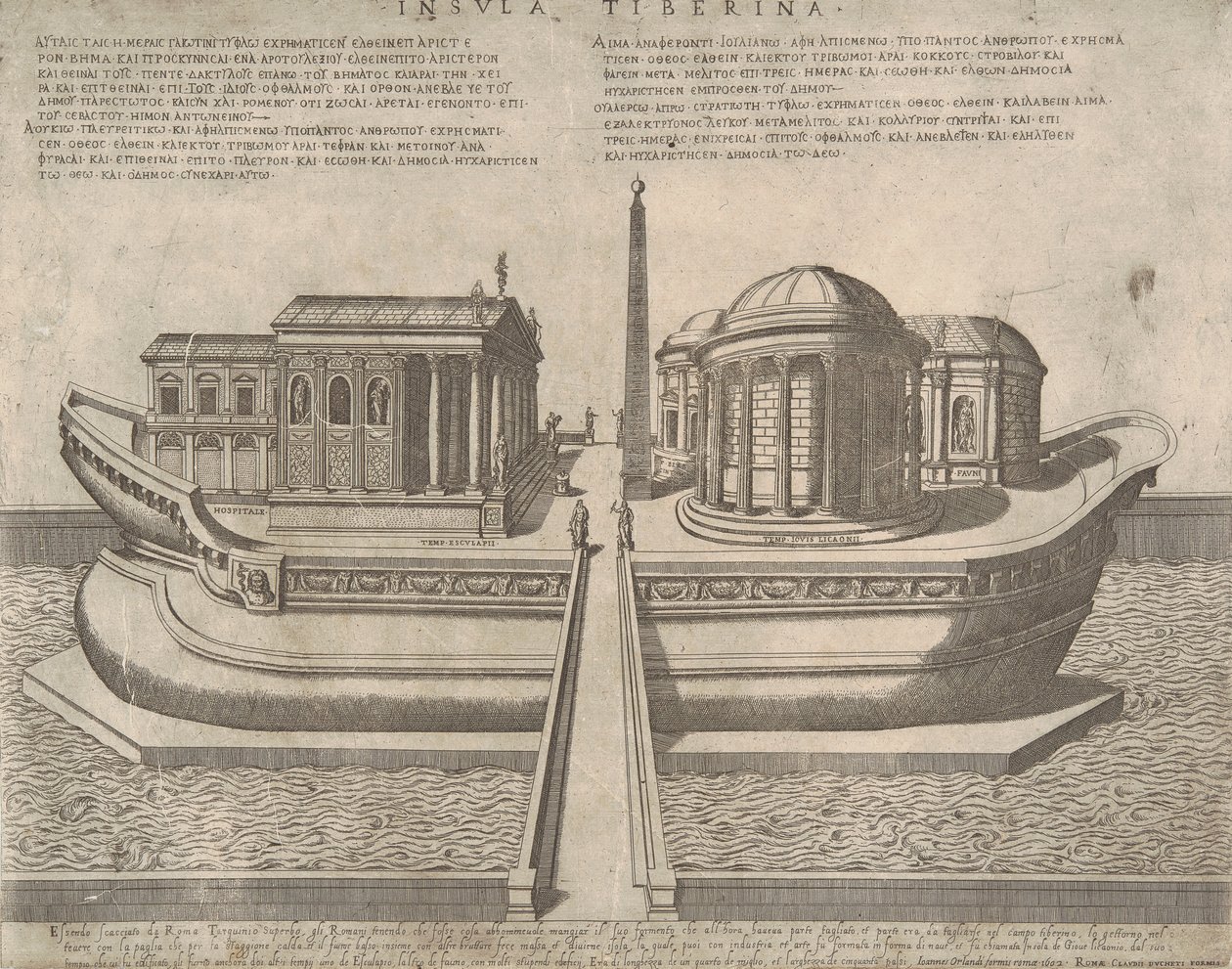 Insula Tiberina von Ambrogio Brambilla