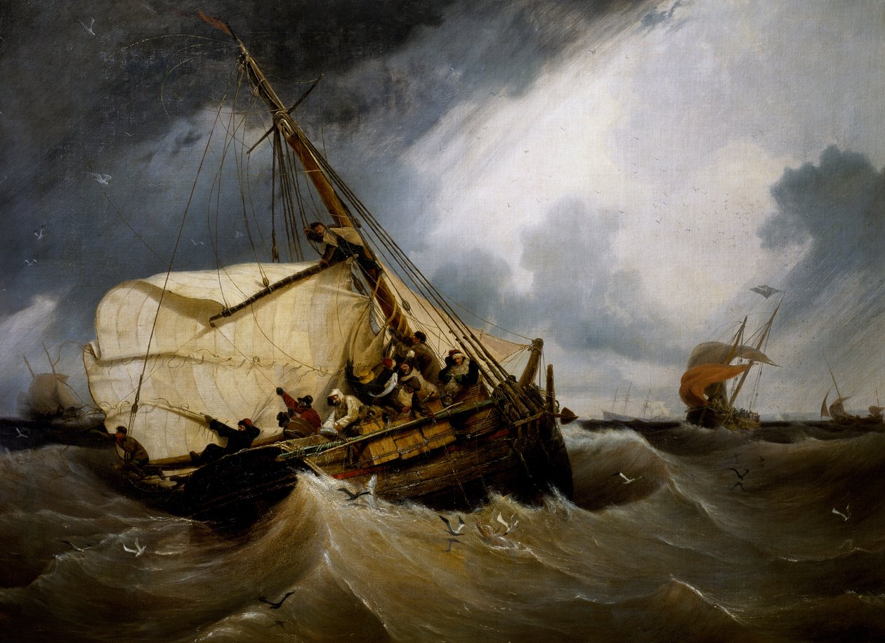 Dorschfischen von Ambroise Louis Garneray