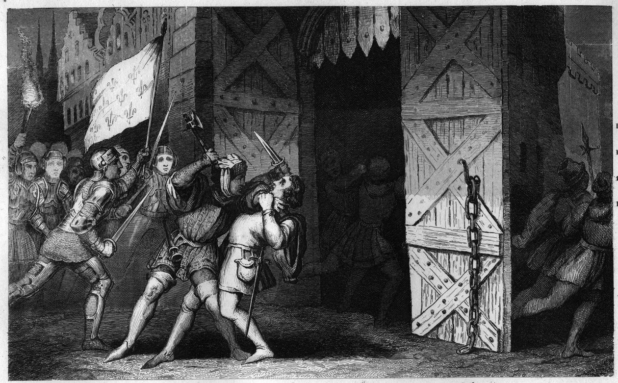 Der Mord an Étienne Marcel von Ambroise Tardieu
