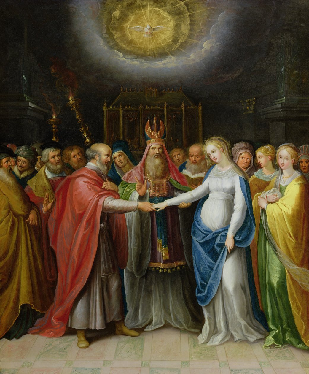 Verlobung der Jungfrau von Ambrosius II Francken or Franck