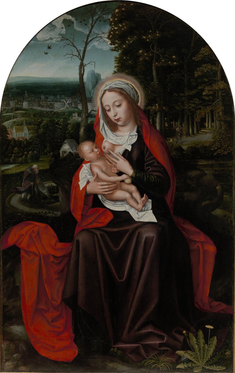 Ruhe auf der Flucht nach Ägypten von Ambrosius Benson
