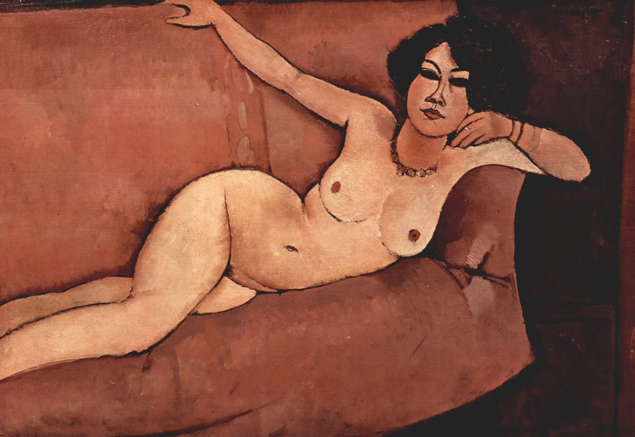 Akt auf Sofa (Almaiisa) von Amedeo Modigliani