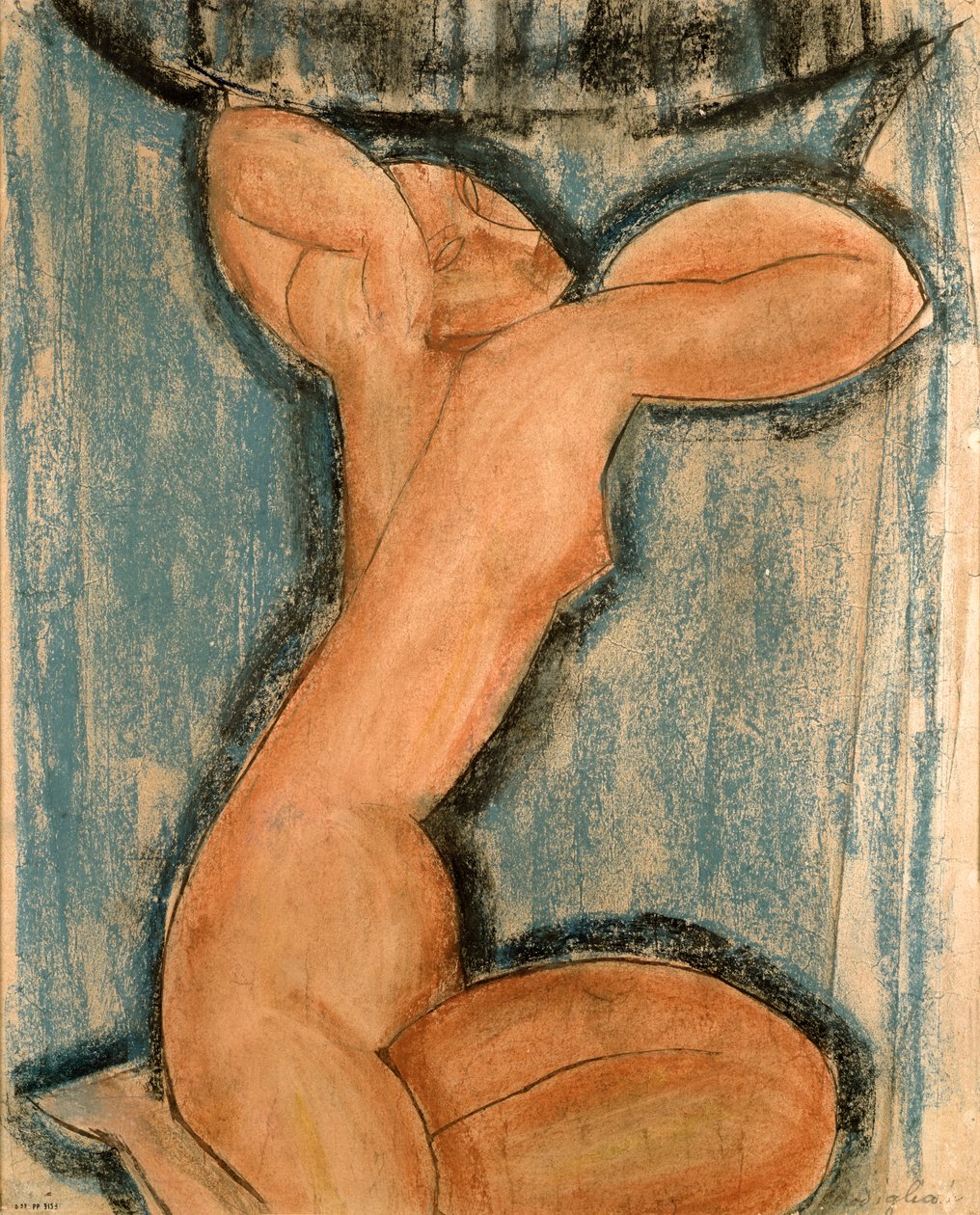 Karyatide, 1911 von Amedeo Modigliani