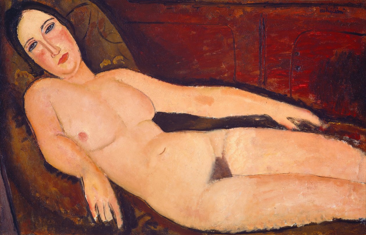 Akt auf einem Diwan von Amedeo Modigliani