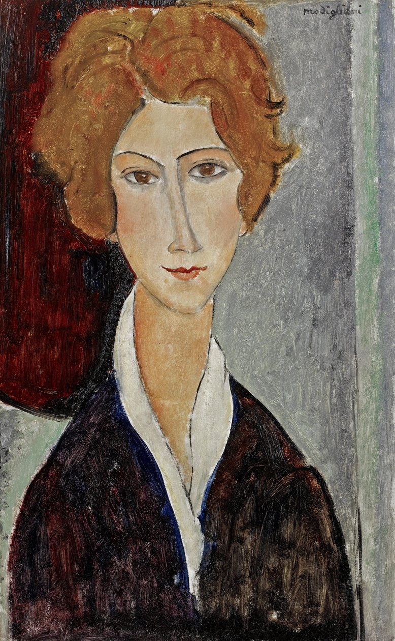 Porträt einer Frau von Amedeo Modigliani