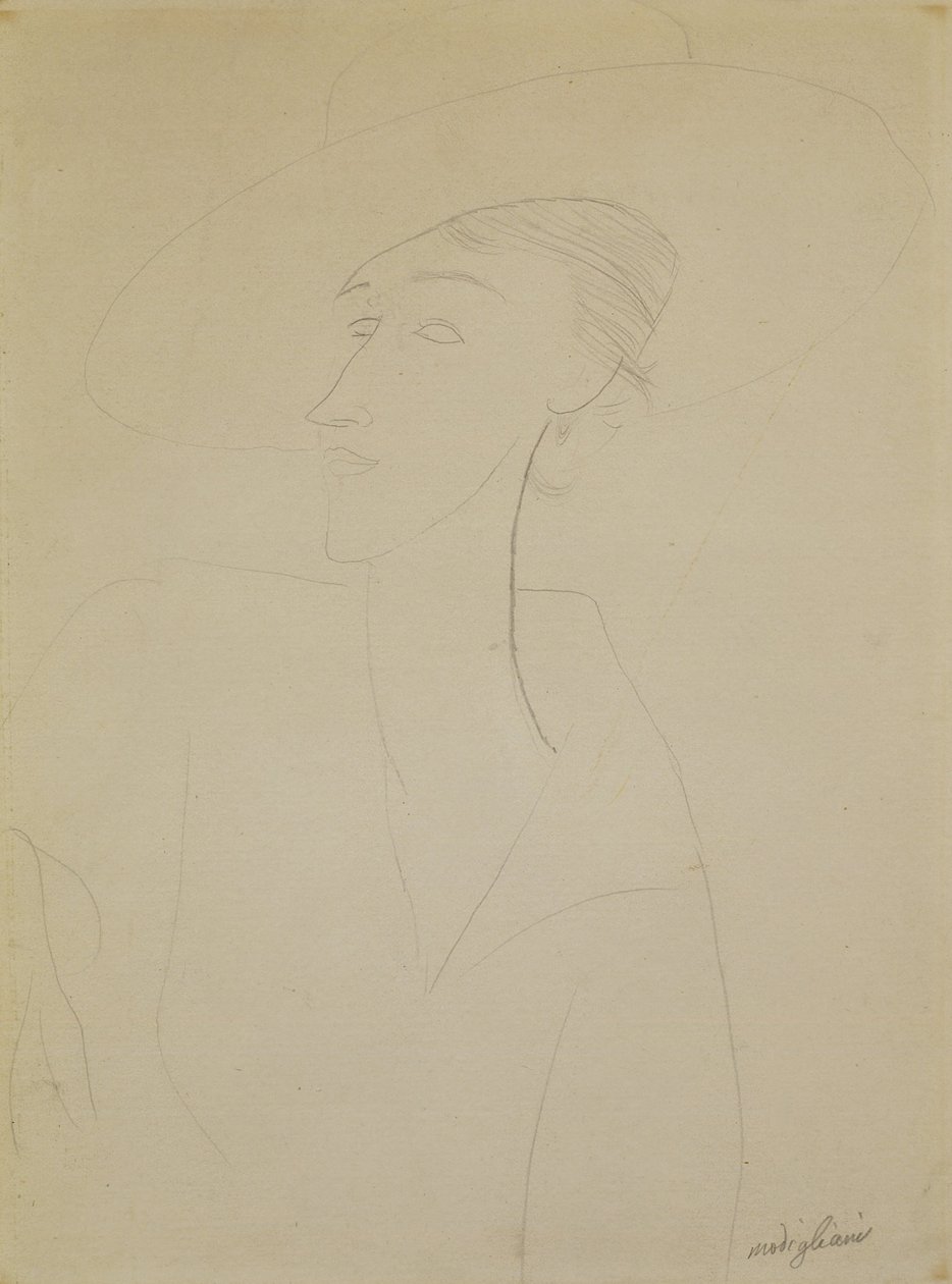 Porträt von Madame Zborowska von Amedeo Modigliani