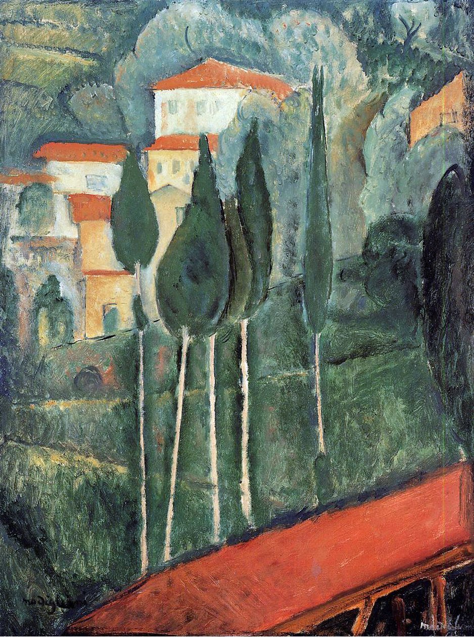 Landschaft, Südfrankreich von Amedeo Modigliani