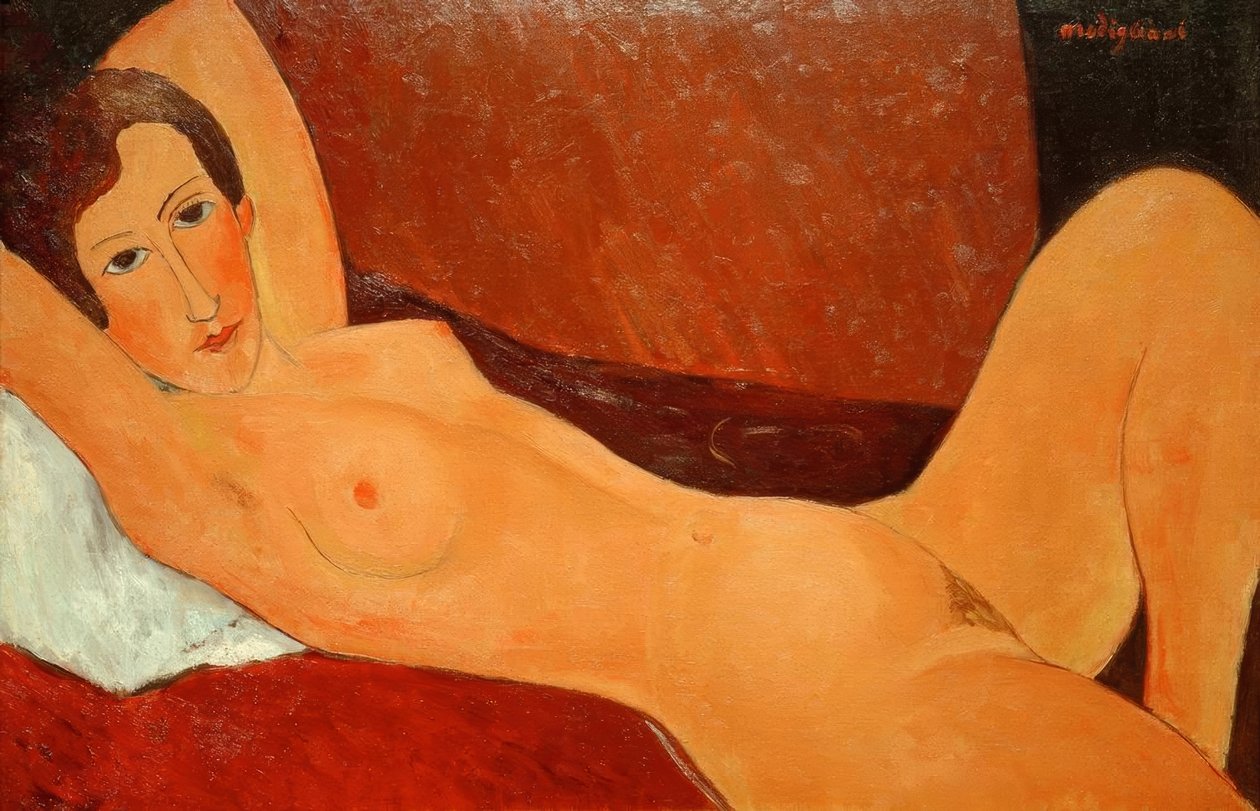 Liegender Akt (Céline Howard) von Amedeo Modigliani