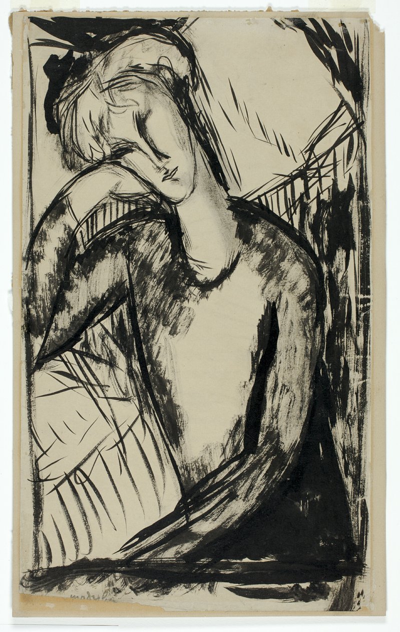 Porträt einer jungen Frau von Amedeo Modigliani