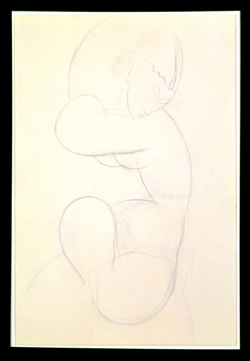 Sitzender weiblicher Akt von Amedeo Modigliani