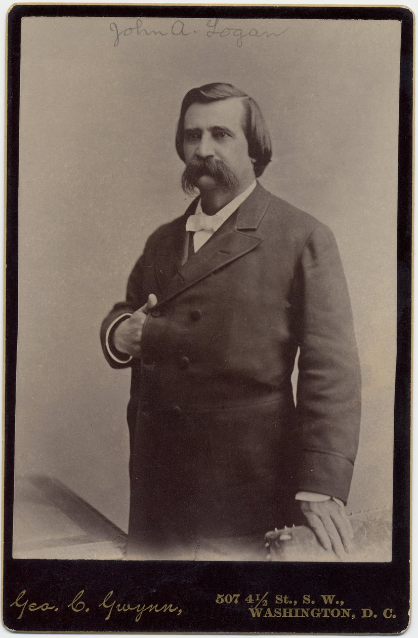 John Alexander Logan (1826-86), US-Senator und General der Unionsarmee; Foto von George C Gwynn, Washington DC von American Photographer