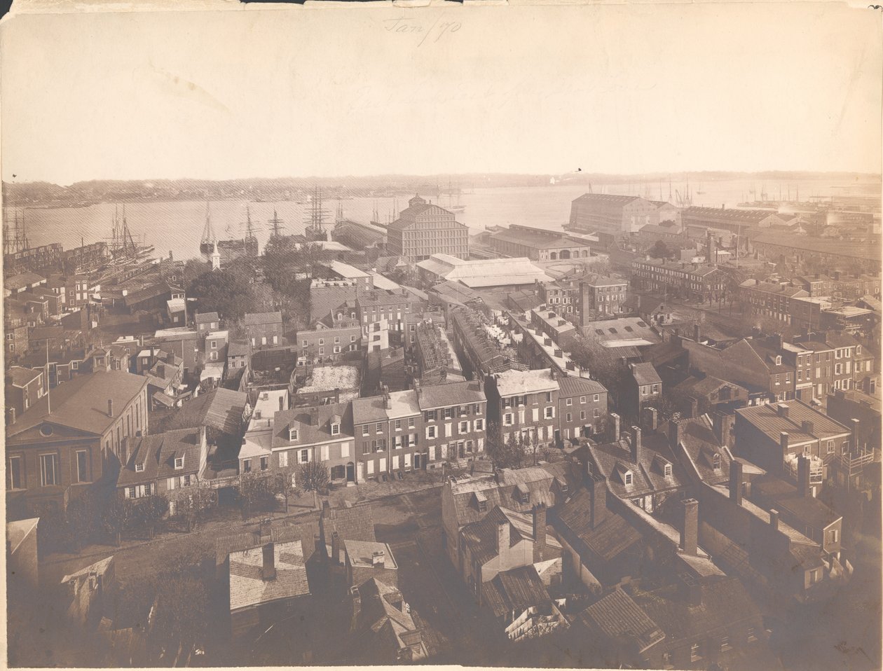 Panorama von Philadelphia, Ost-Südwest-Ansicht, 1870 von American Photographer