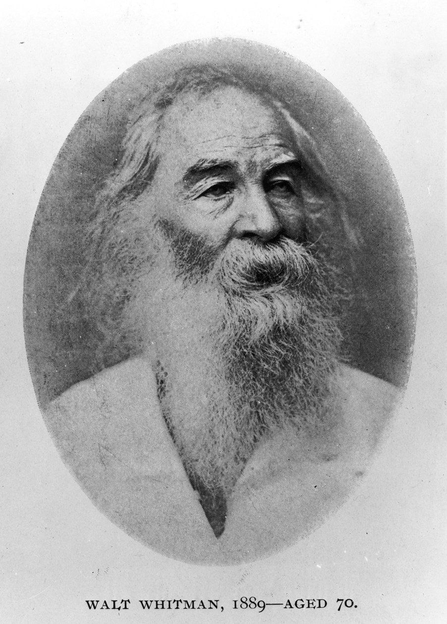 Walt Whitman, fotografiert 1889 von American Photographer