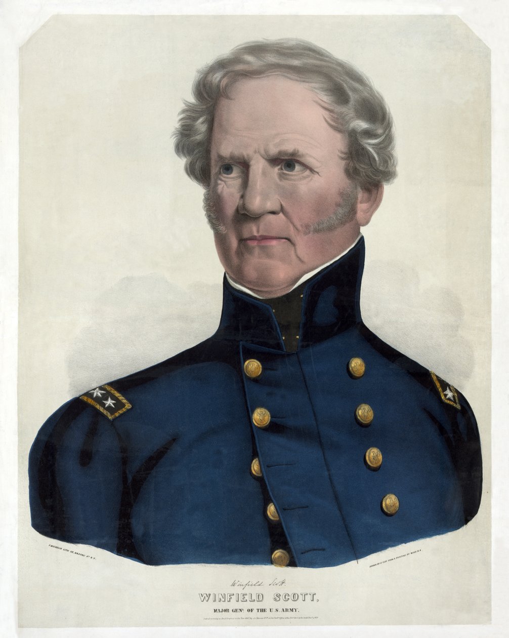 Winfield Scott, Generalmajor der US-Armee von American School