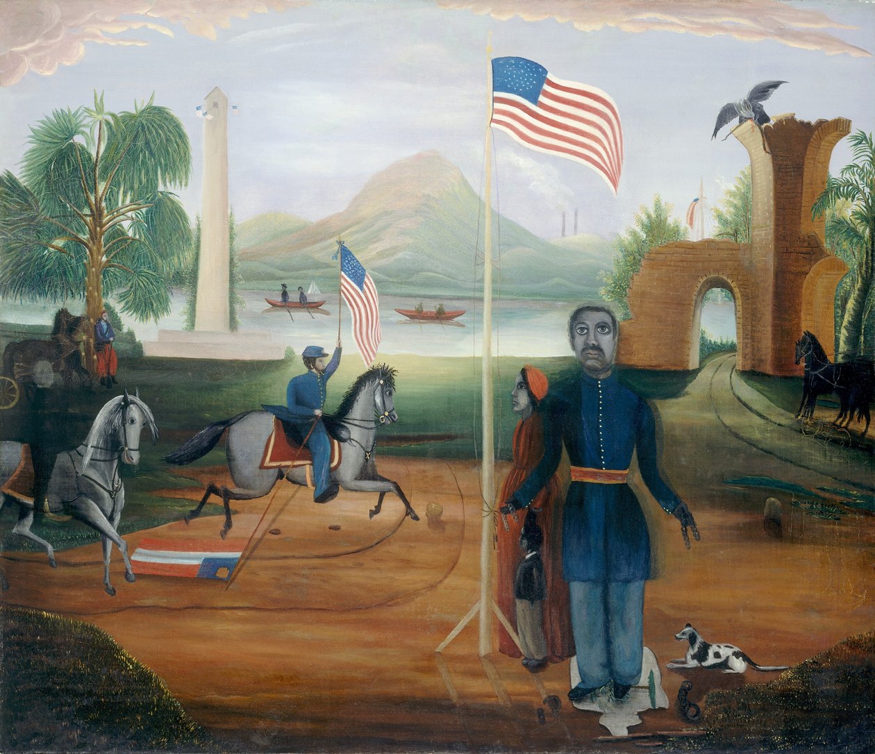 Allegorie der Freiheit von American 19th Century
