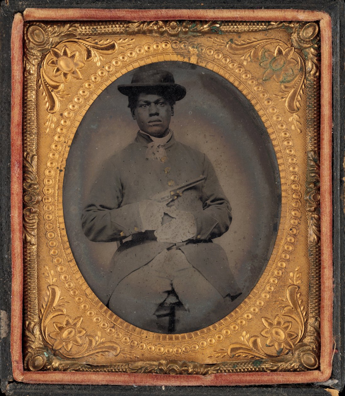Porträt eines USCT-Soldaten von American 19th Century