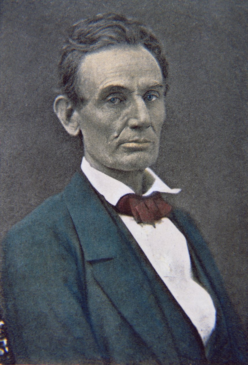 Abraham Lincoln (1809-65) ca. 1860 von American Photographer