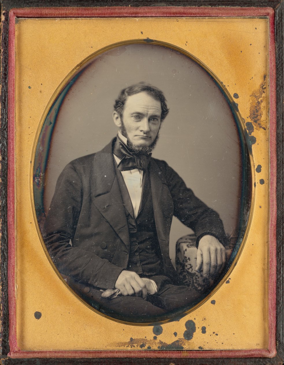 Porträt eines Mannes, 1850er Jahre (Foto) von American Photographer