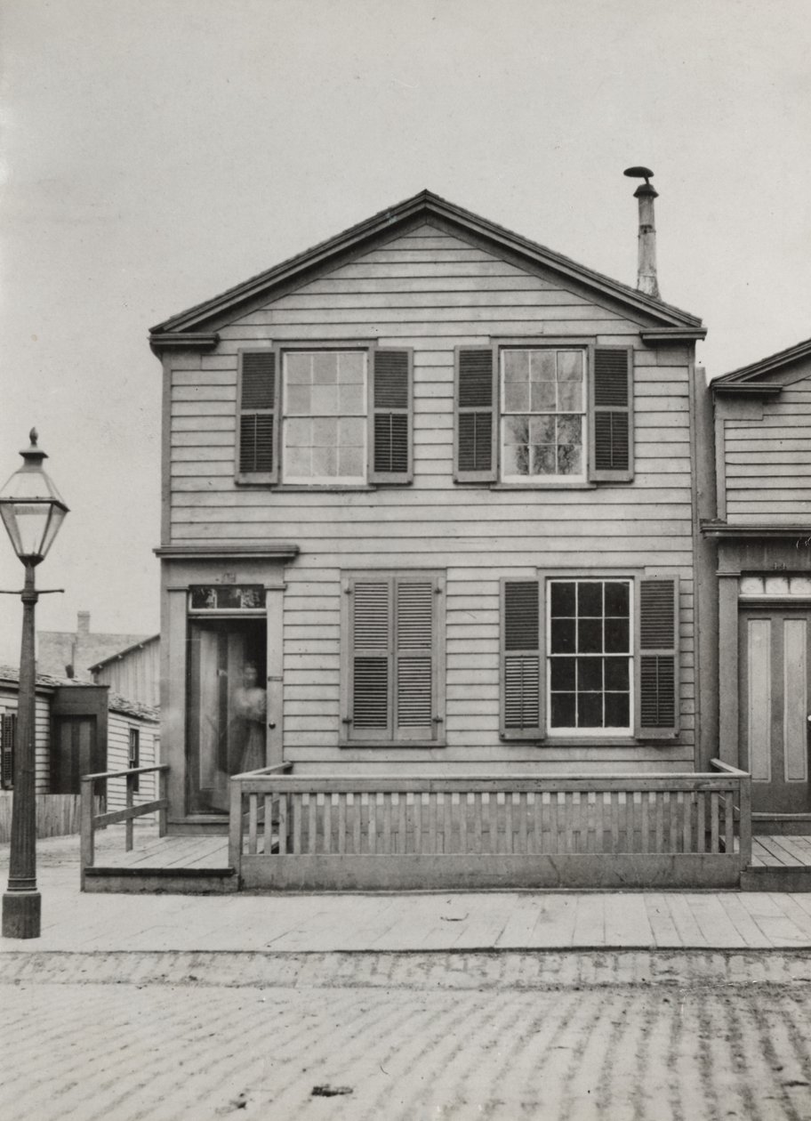 Wohnsitz bei 42 Monroe St., Chicago, 1869 von American Photographer