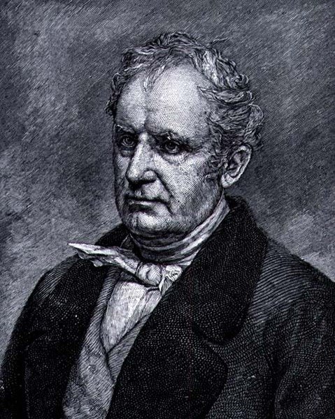 James Fennimore Cooper (1789-1851) (Stich) von American School