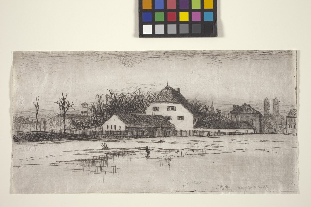 München vom Marsfeld von American School