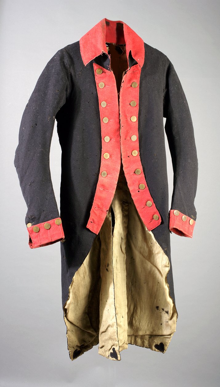 Offiziersmantel (Wolle, Leinen & Metall) von American School