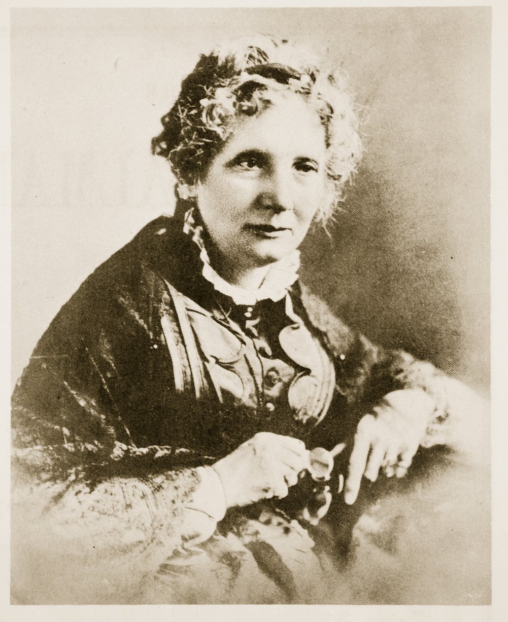 Porträt von Harriet Beecher Stowe von American School