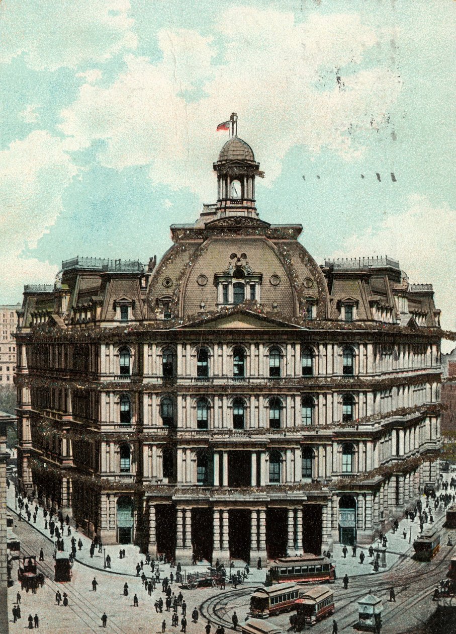 Postamt, New York, ca. 1900-09 von American School