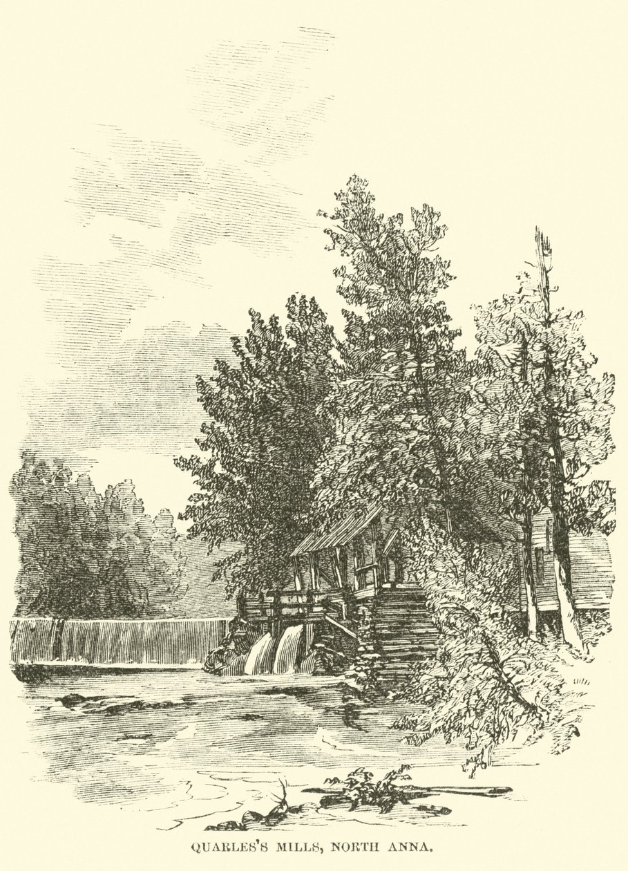 Quarless Mills, North Anna, Mai 1864 von American School