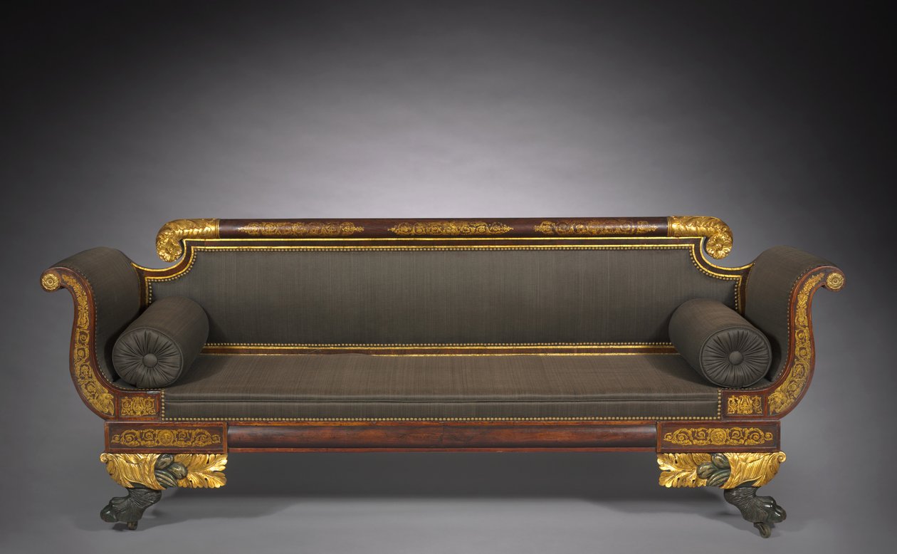 Sofa, um 1820 von American School