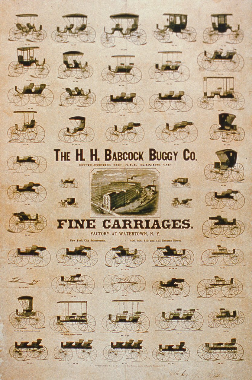 Die H.H. Babcock Buggy Company, feine Kutschen von American School