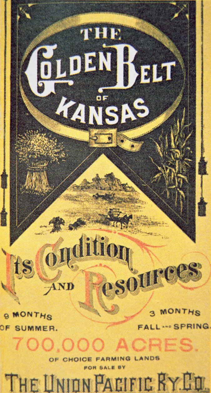 Union Pacific Railroad Poster, ca. 1880 von American School