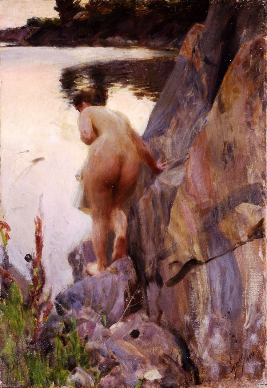 Sommerabend von Anders Leonard Zorn
