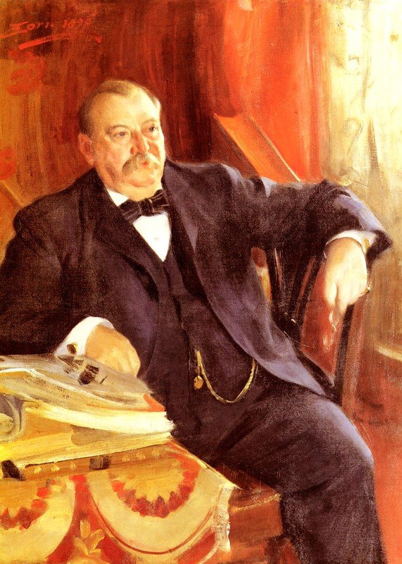 Präsident Grover Cleveland von Anders Leonard Zorn