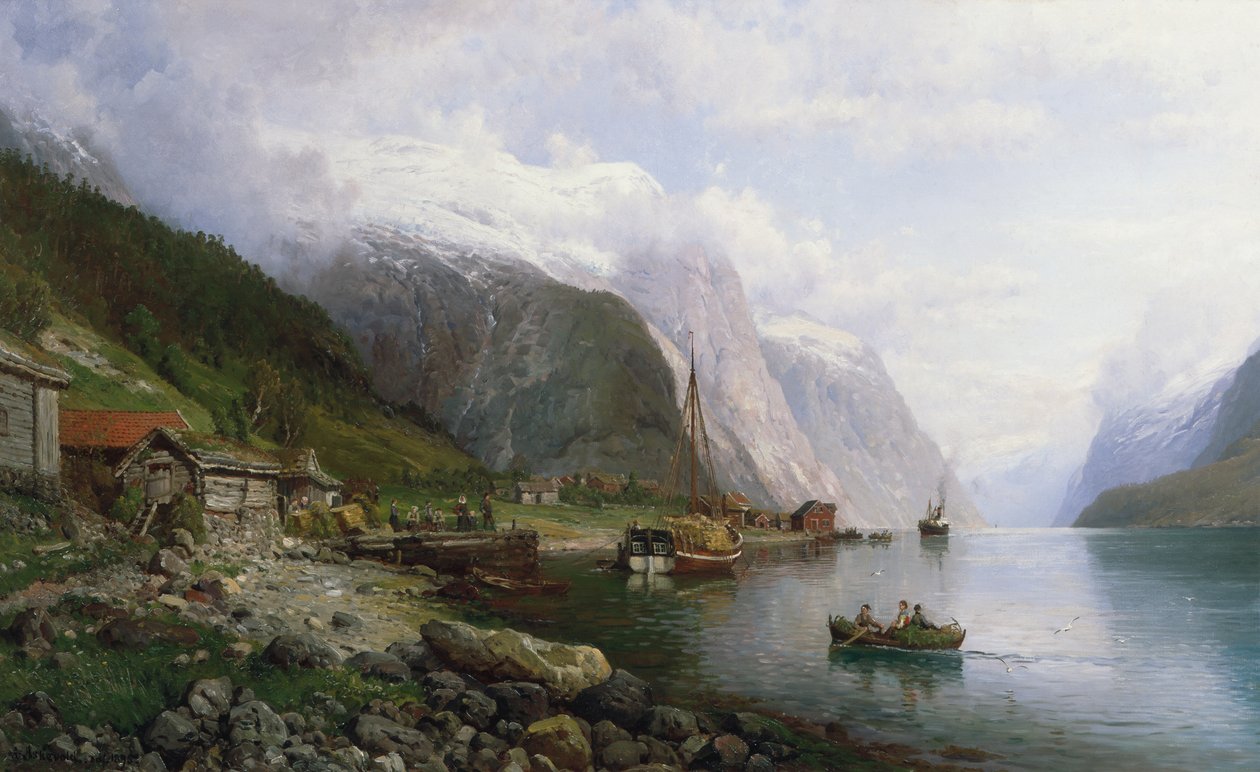 Abschnitt vom Sognefjord von Anders Askevold