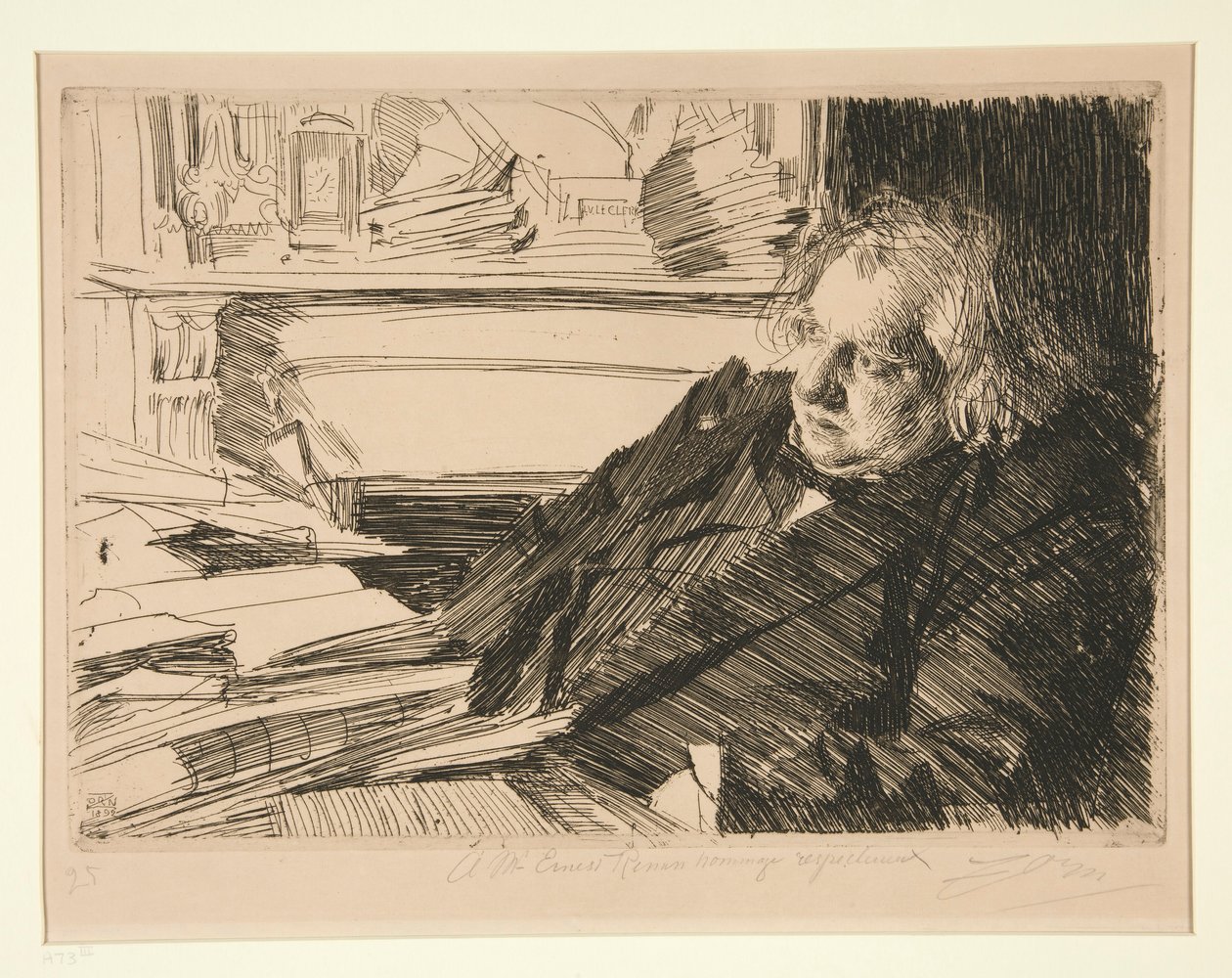 Ernest Renan von Anders Leonard Zorn
