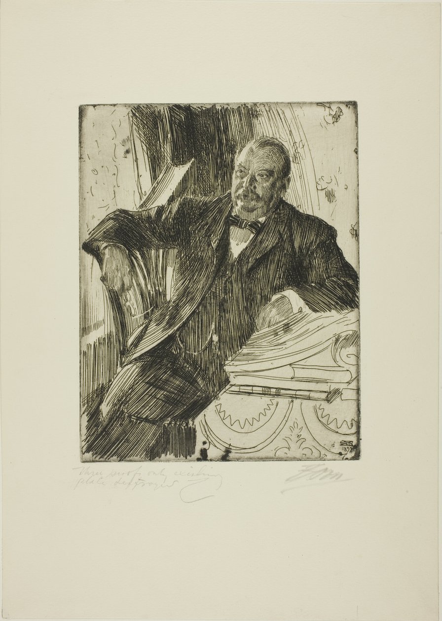 Grover Cleveland II von Anders Leonard Zorn