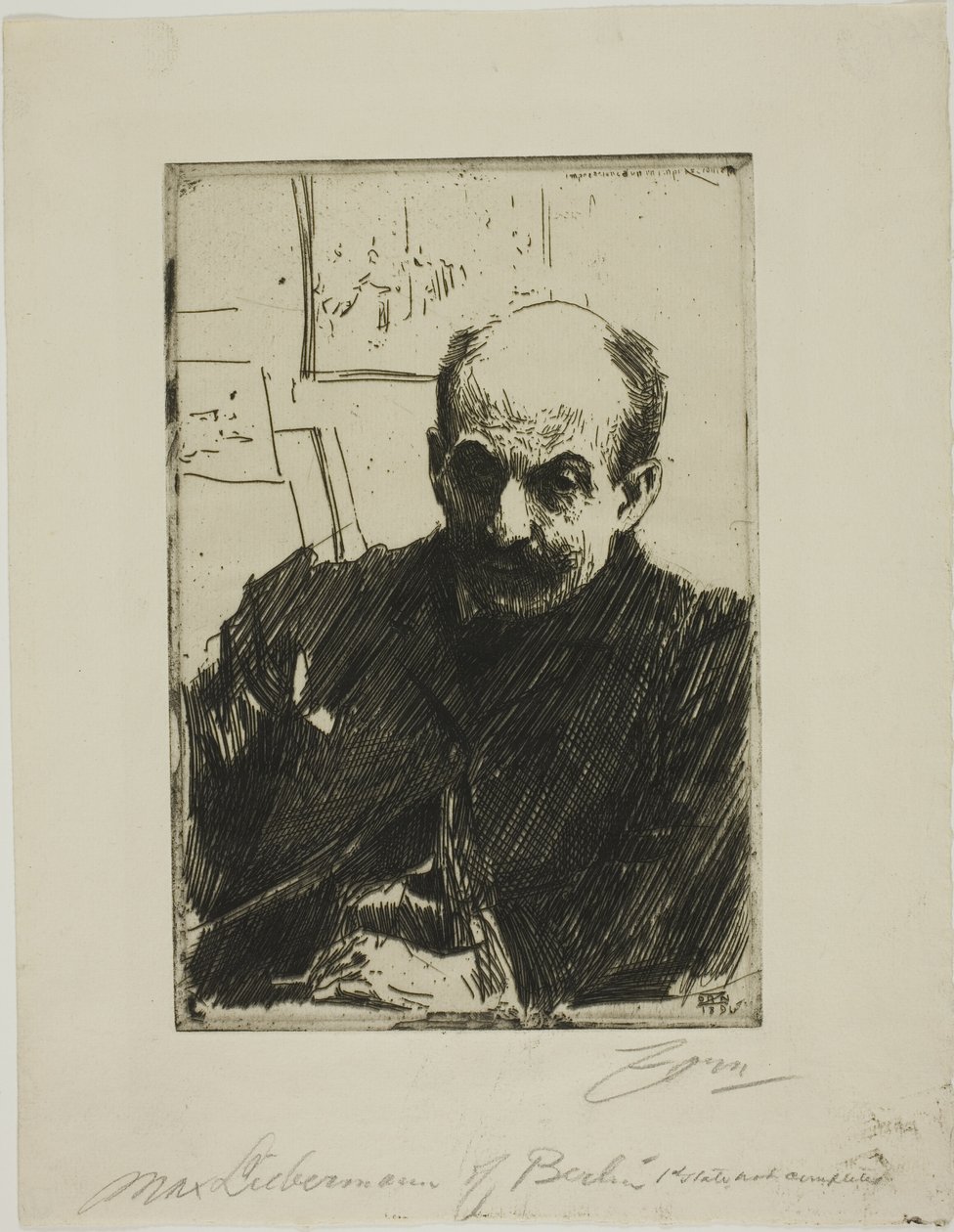Max Liebermann von Anders Leonard Zorn