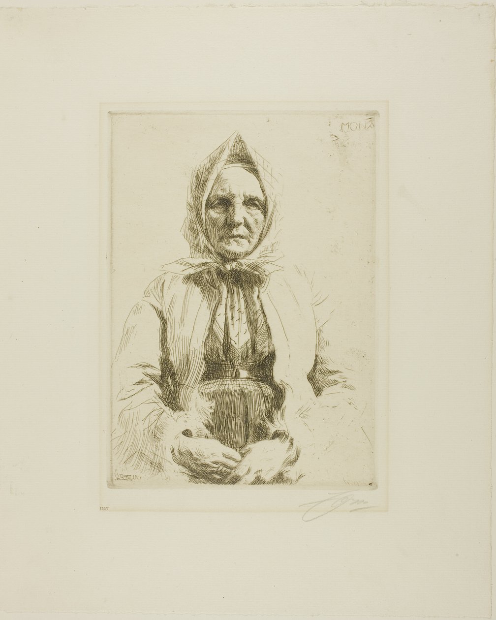 Mona von Anders Leonard Zorn