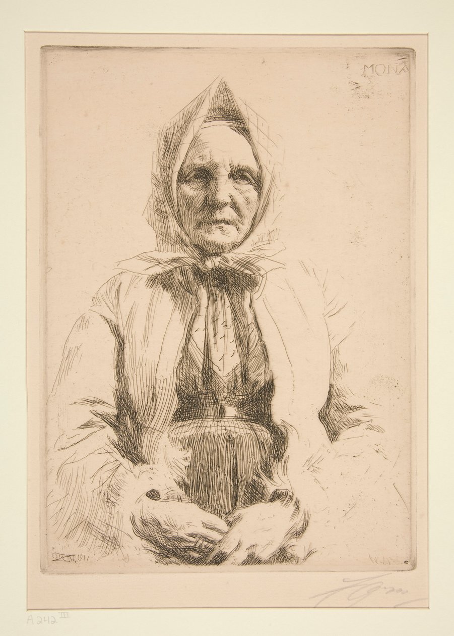 Mona von Anders Leonard Zorn