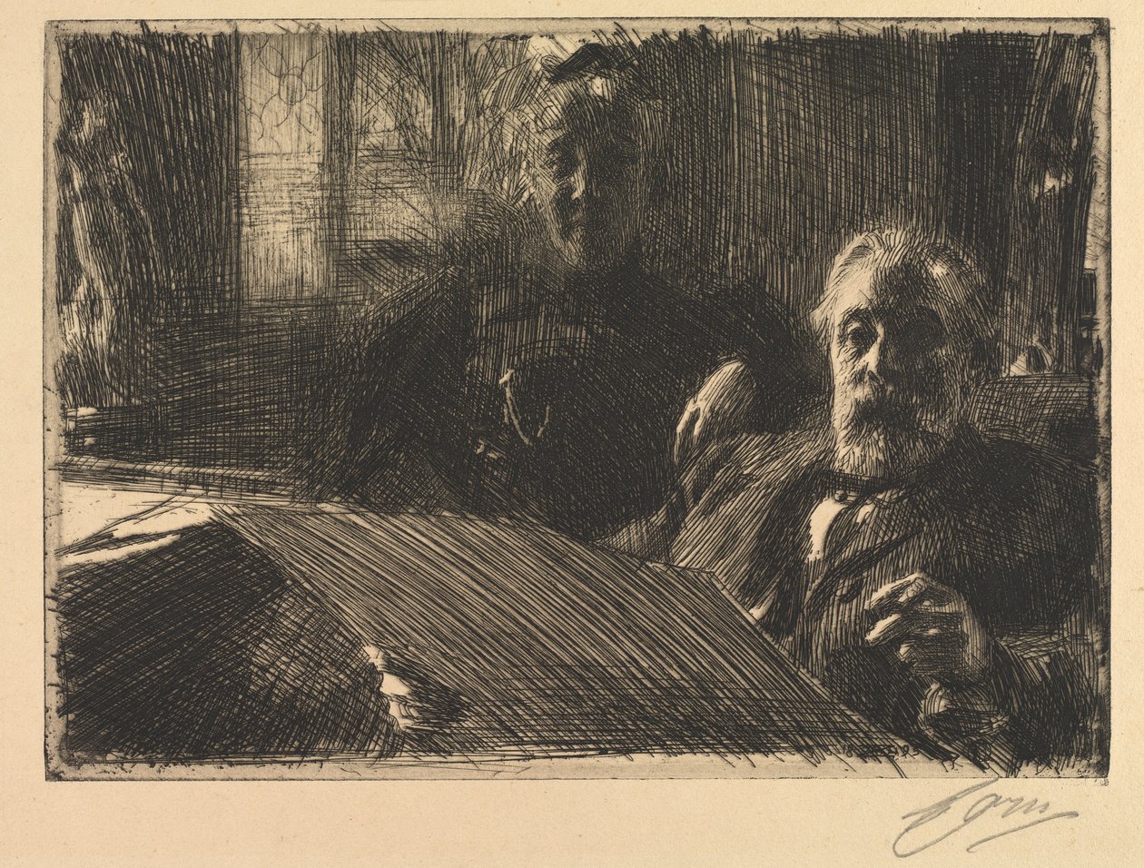 Herr und Frau Fürstenberg von Anders Leonard Zorn