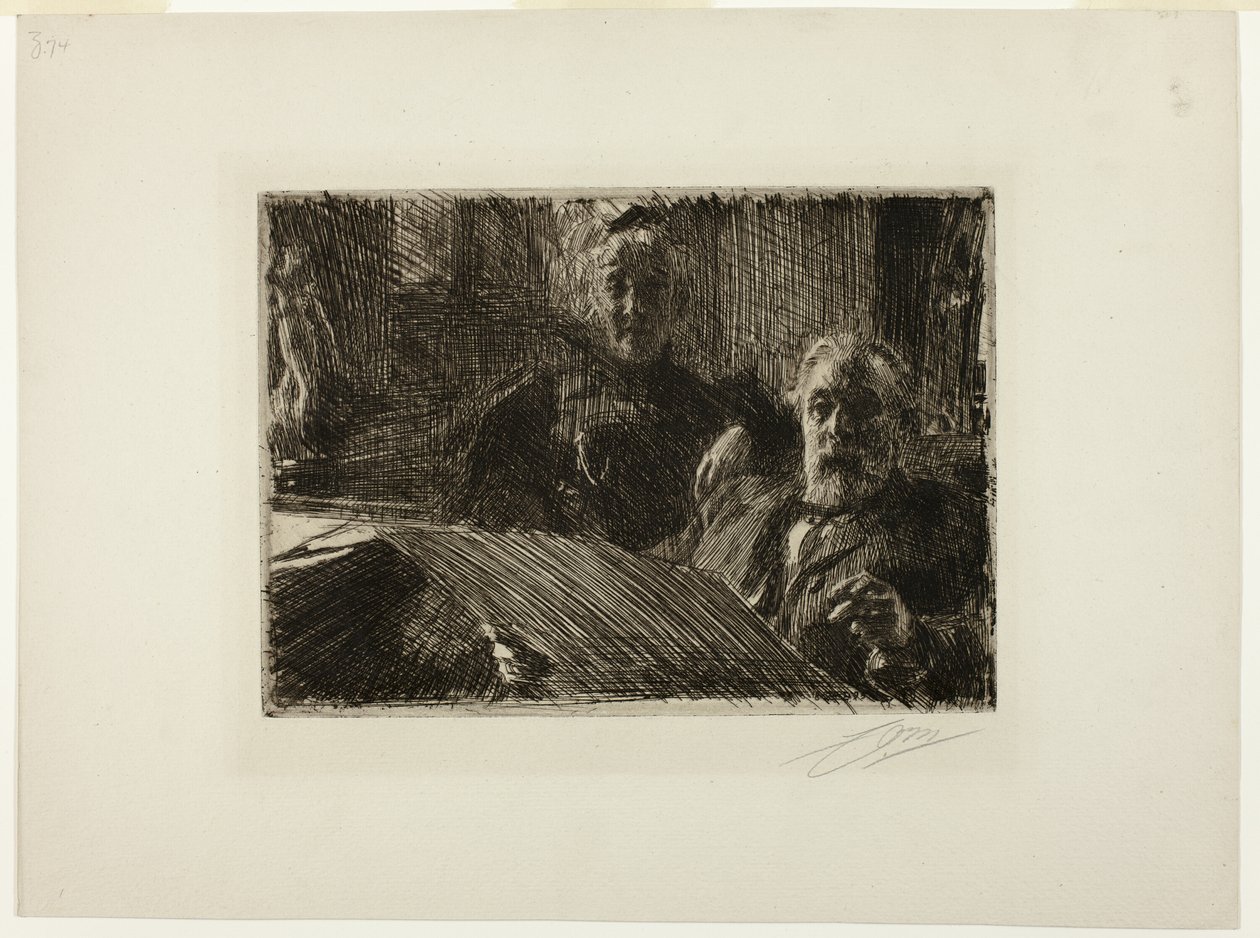 Herr und Frau Fürstenberg von Anders Leonard Zorn