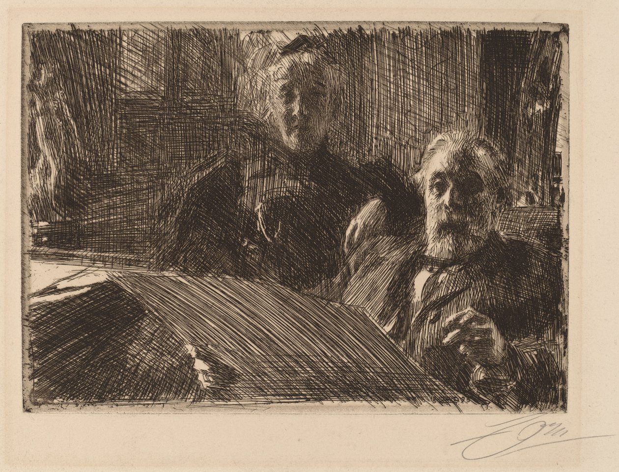 Herr und Frau Furstenburg von Anders Leonard Zorn