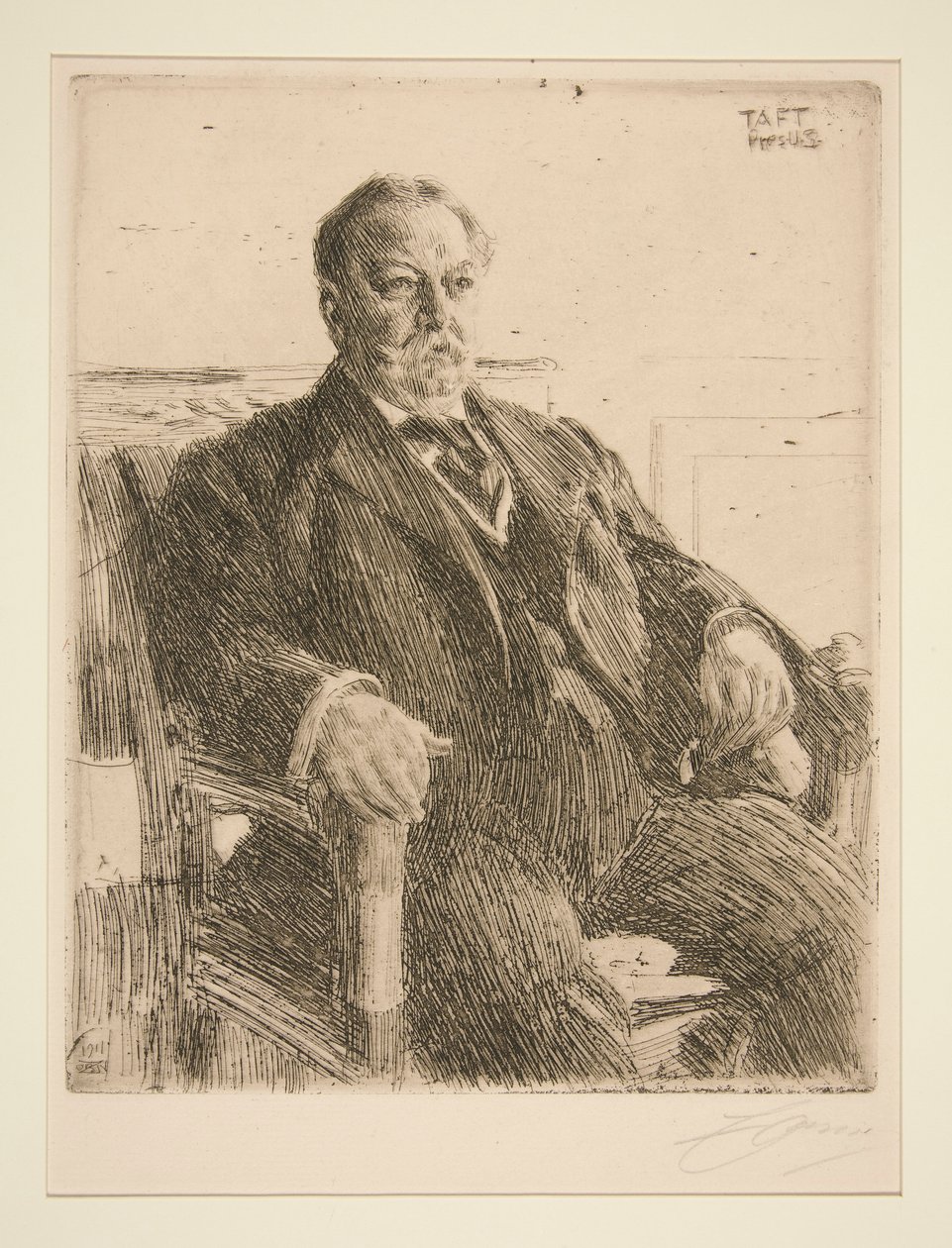 Präsident William H. Taft von Anders Leonard Zorn