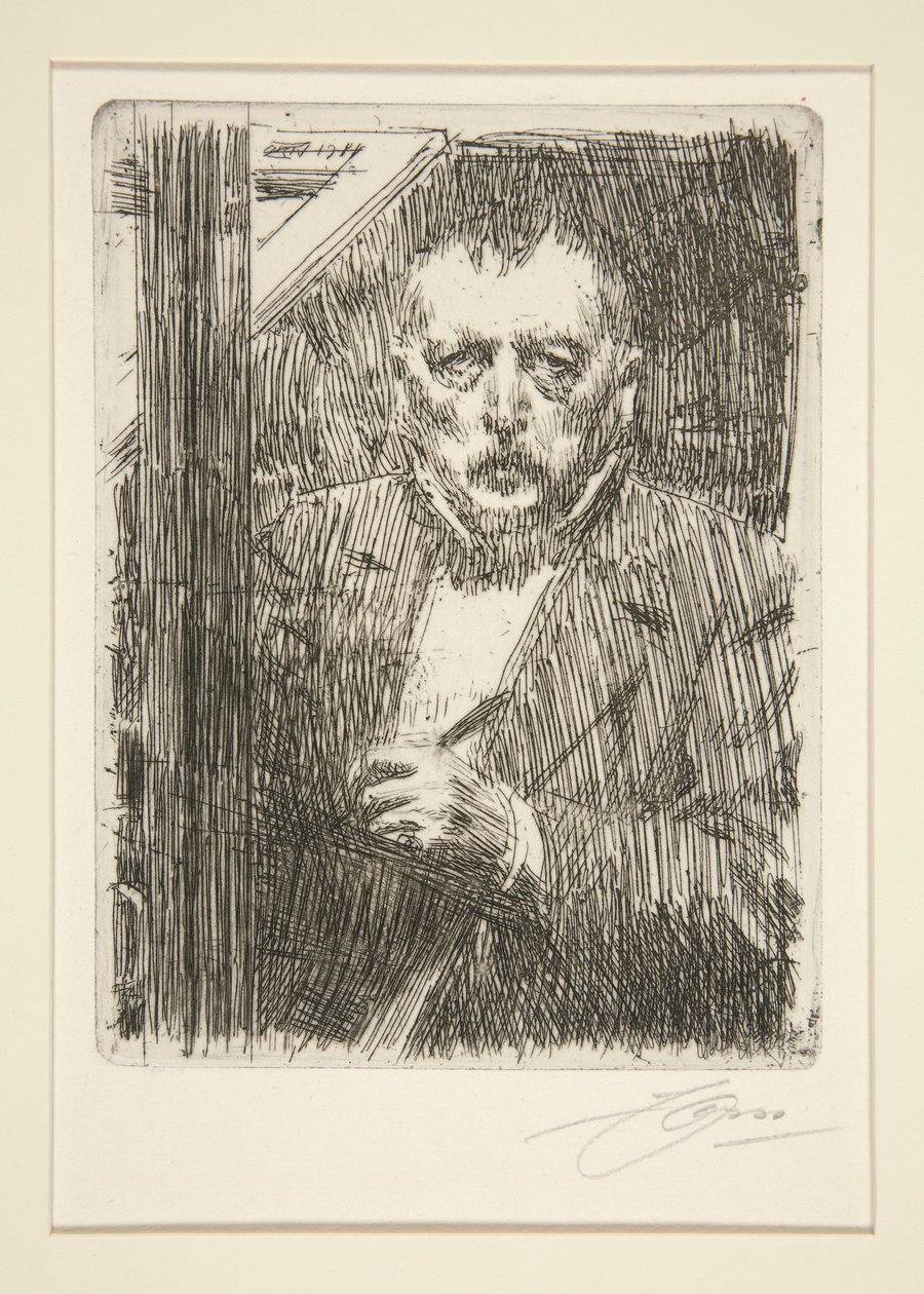 Selbstporträt von Anders Leonard Zorn