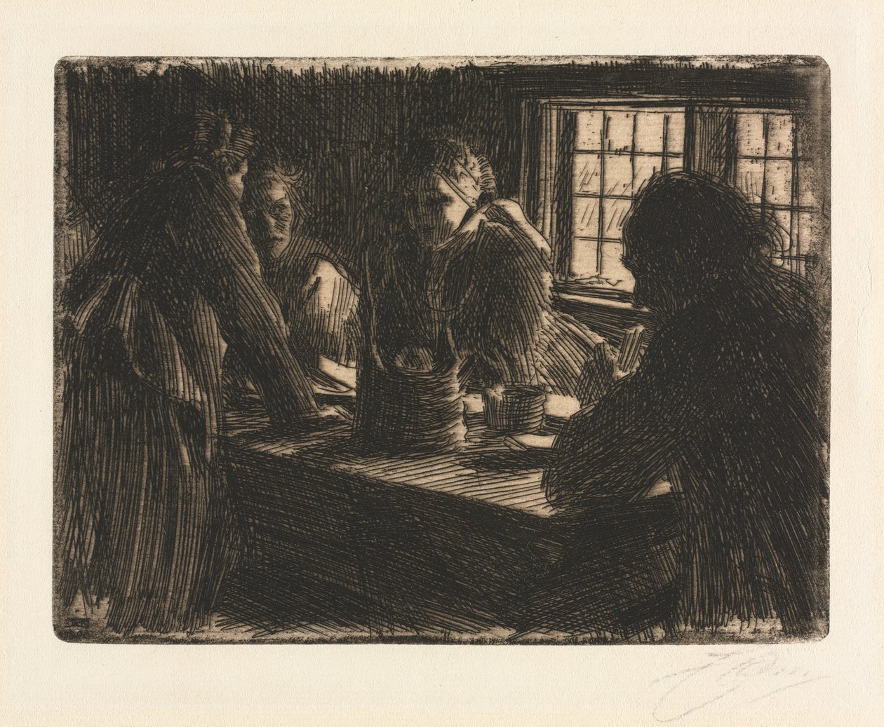 Die Brautjungfer von Anders Leonard Zorn