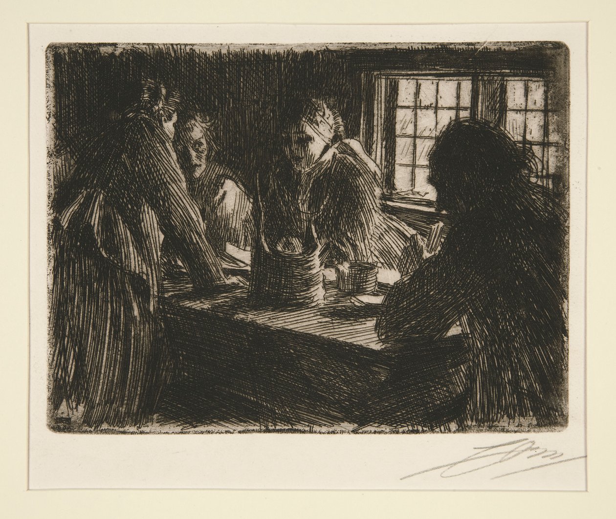 Die Brautjungfer von Anders Leonard Zorn