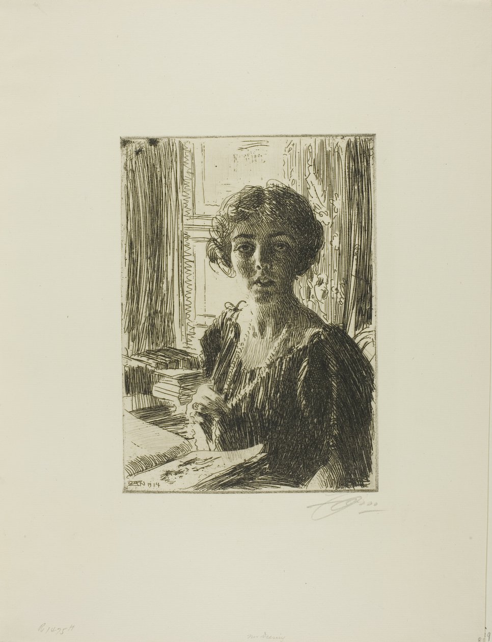 Die Kronprinzessin Margareta von Schweden von Anders Leonard Zorn