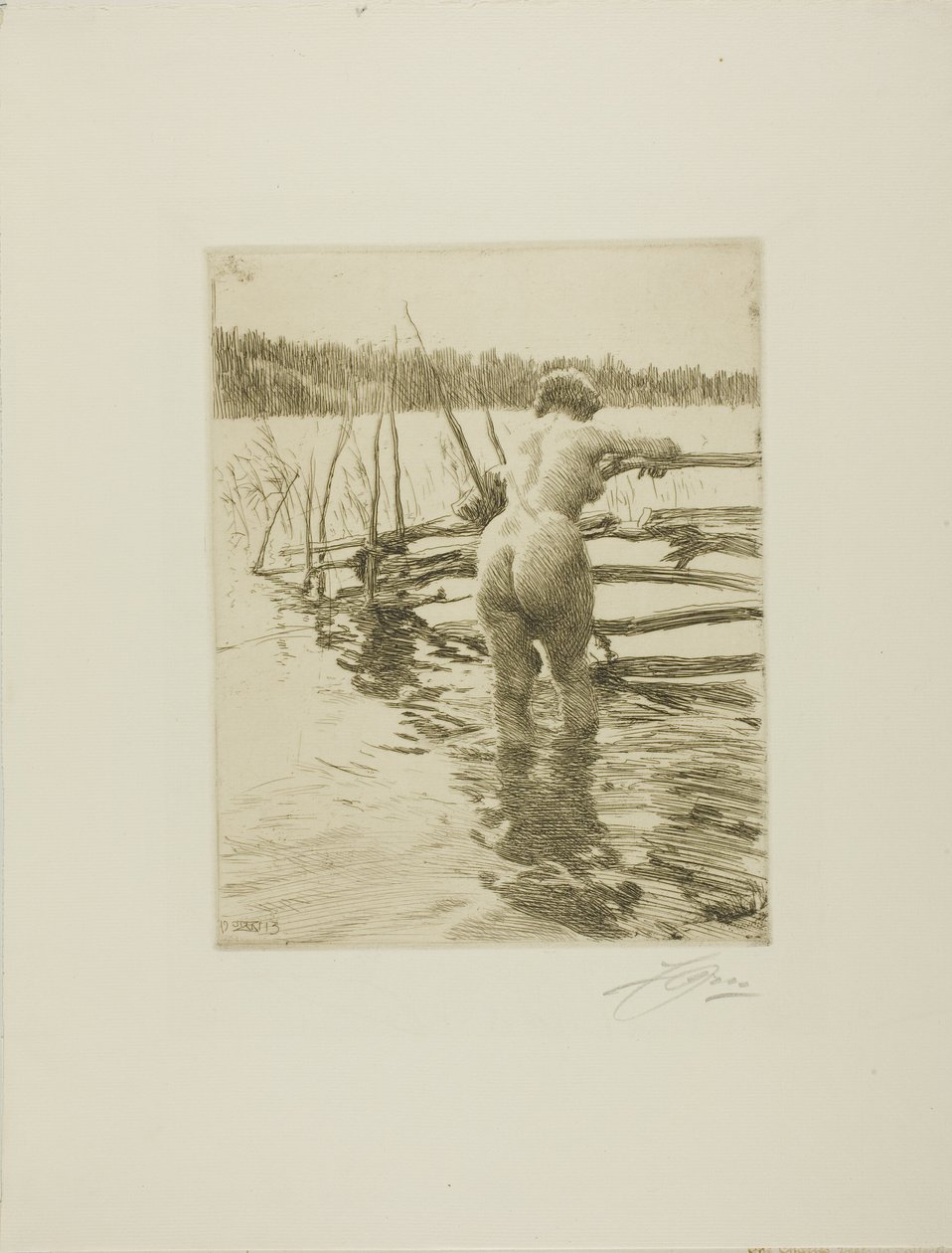 Der Zaun von Anders Leonard Zorn