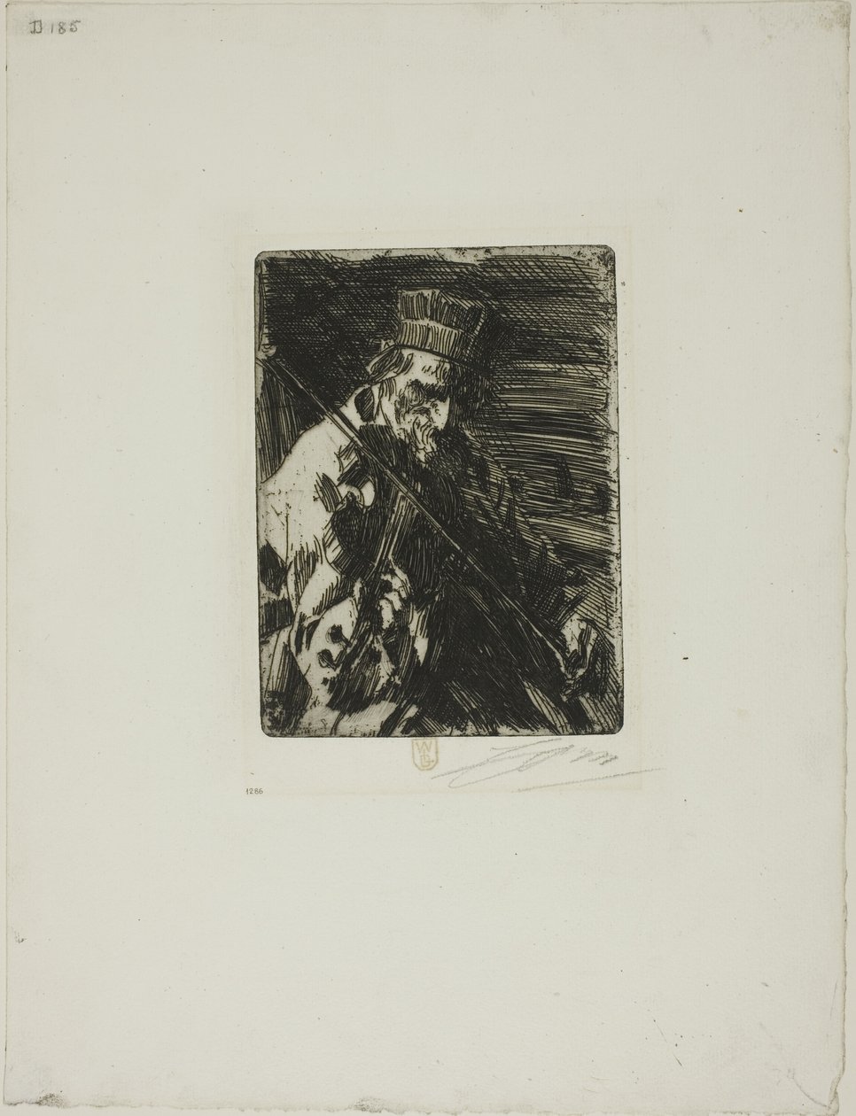 Dorfgeiger von Anders Leonard Zorn